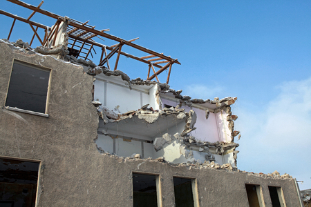 demolition workの写真素材