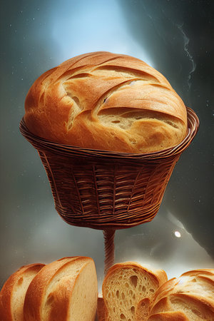 Bread generated by artificial intelligenceの素材