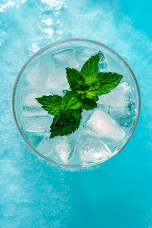 Glass of refreshing lemonade, generated by artificial intelligenceの素材
