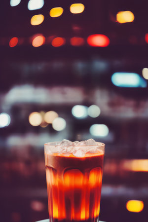 Ice Chocolate Drink, generated by artificial intelligenceの素材