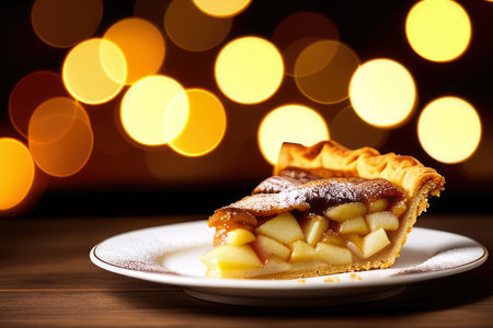 apple pie, generated by artificial intelligenceの素材