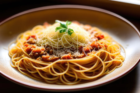 Spaghetti Bolognese, generated by artificial intelligenceの素材