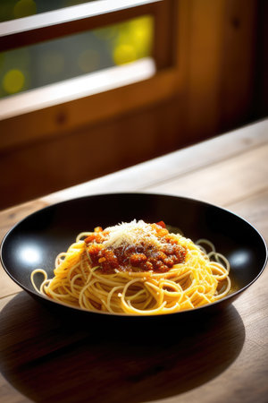 Spaghetti Bolognese, generated by artificial intelligenceの素材