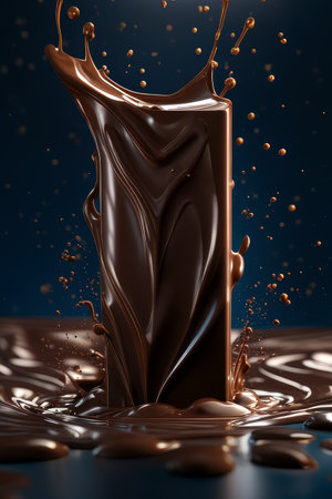 chocolate, generated by artificial intelligenceの素材