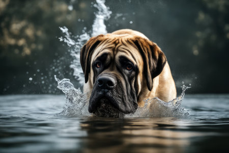 Mastiff, generated by artificial intelligenceの素材