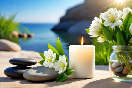 wellness, generated by artificial intelligenceの素材