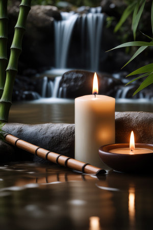 zen wellness, generated by artificial intelligenceの素材