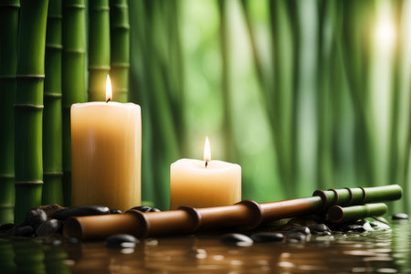 zen wellness, generated by artificial intelligenceの素材