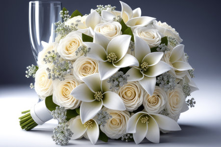 wedding accessories, generated by artificial intelligenceの素材