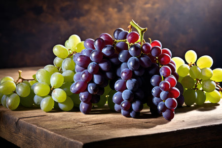 Grapes generated by artificial intelligenceの素材