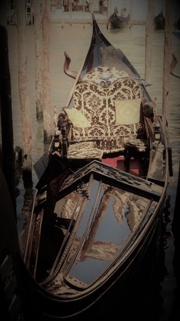 beautiful  transport in Italy, gondolaの写真素材