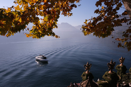 Villa del Balbianello, Lenno, Italyの写真素材