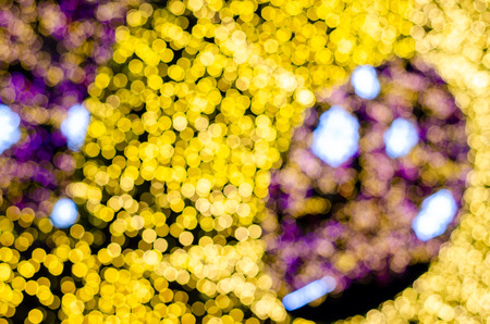Beautiful bohke light from Christmas decoration