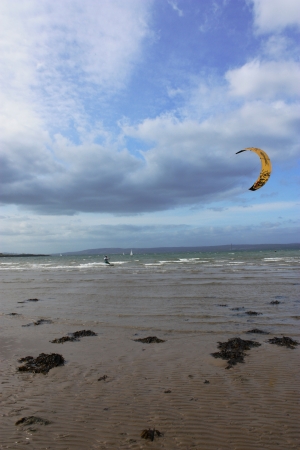 Kite Surfingの写真素材