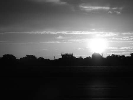 Airport Sunriseの写真素材