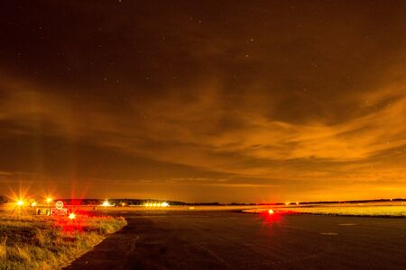 Airport Nightscapeの写真素材