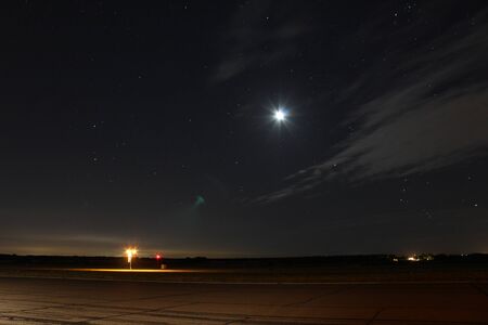 Airport Nightscapeの写真素材