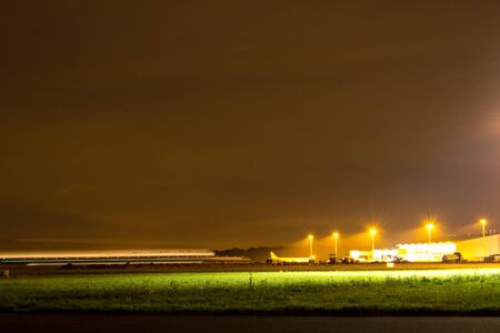 Airport Night Activityの写真素材