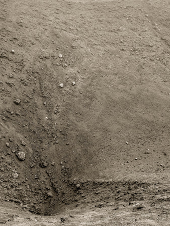 A view of one of the World's most active Volcanoes, Mount Etna, which is located in Sicily in Italy.の写真素材