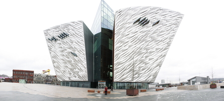 The Titanic Visitor Centre, in Belfast, Northern Ireland.のeditorial素材