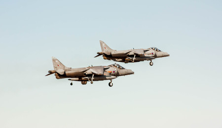 The Harrier Jump jet was once the most favourtie jet of the United Kingdom until it's withdrawal...