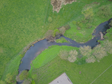 aerial view of beautiful landscape