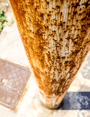 A rusty metal background.の写真素材