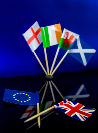 The countdown to Brexit is well under way and approaching fast....millions face fears of uncertainty to the outcome of the deals trying to be made.の写真素材