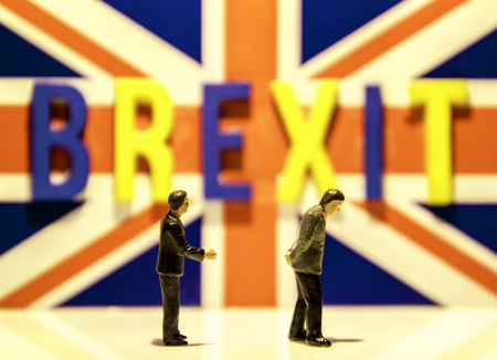 Brexit is one of the, if not the, biggest news subjects on media around the world.の写真素材