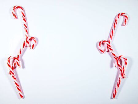 Candy canes are just one of the symbolic sweets of Christmas time.の写真素材