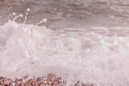 A typical British beach view during a day when there was lots of rain, making it miserable. However...