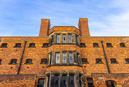 A victorian style prison, in Lincoln, which once housed some of Britain's most dangerous criminals.の写真素材