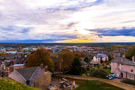 Lincolnshire is one of the most popular cities in the United Kingdom. Here a view from Lincoln...