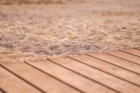 A walkway to allow people to get close to or into the sea waters and enjoy the views of the...