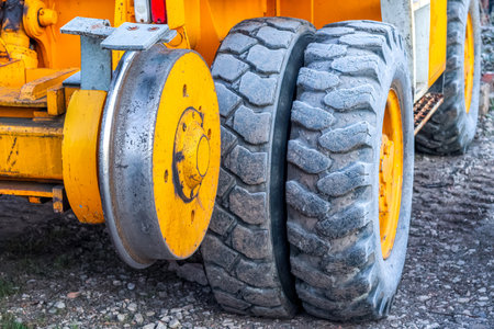 An engineering plant vehicle used to travel on the passenger / freight railway tracks giving access...
