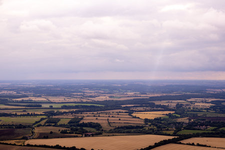 A spectacular view from the air of one of nature's phenomenons called Jacob's Ladder, the effect of...