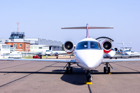 A luxury private jet to take business people or wealthy people quickly across the world.