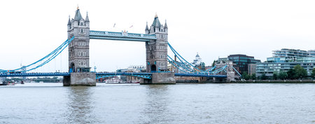 The iconic and famous bridge in the heart of London has stunning design and engineering which millions visit every year.の写真素材