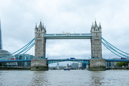 The iconic and famous bridge in the heart of London has stunning design and engineering which millions visit every year.の写真素材