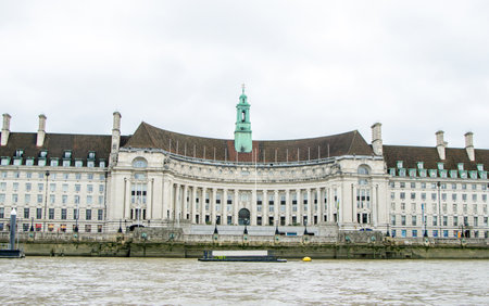 London, United Kingdom, is packed with various buildings new and old, here seen one which has stood...