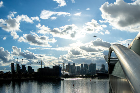 A large superyacht that is used or owned by people of wealth. Often used to take people of business people on holidays and trips across the world.の写真素材