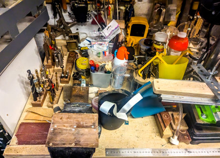 A very full and packed out garage that has been filled and filled over many years with all kinds of...