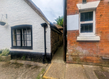 Old halls were strewn across the United Kingdom during the war and still stand to this day often holding events and club meetings.の写真素材