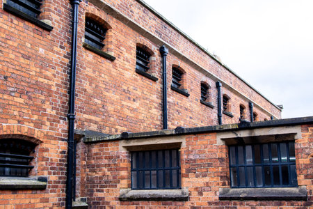 Lincoln Prison is a Victorian Era prison that is open to locals and tourists from all around, it resides within Lincoln Castle grounds.の写真素材
