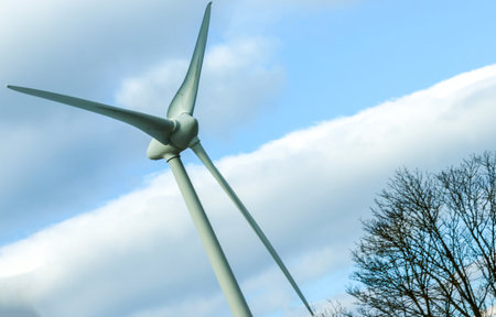 A huge wind turbine capable of generating electricity for a town or establishment with free energy.
