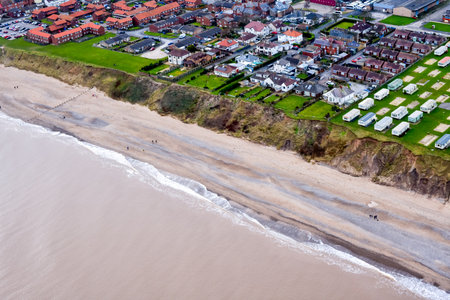 A view from above the British Coastline, just a small section of the thousands of miles to cover.