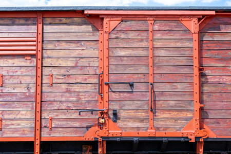 One of the World's most famous railways, the Auschwitz camp railways that brought in thousands of people.の写真素材