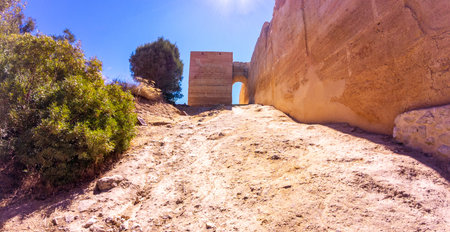 A stunning castle in the countryside of Portugal for visitors and tourists from all around to visit and enjoy.の写真素材