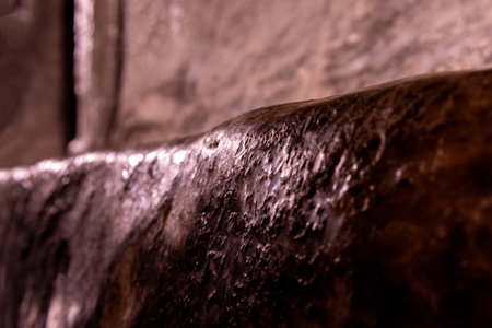 The Salt Mines of Poland have hundreds of miles of features and hidden amazing sights, usually occupied by tourists from around the world.の写真素材