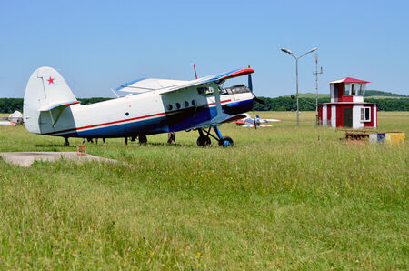Legendary Soviet biplane Antonovのeditorial素材